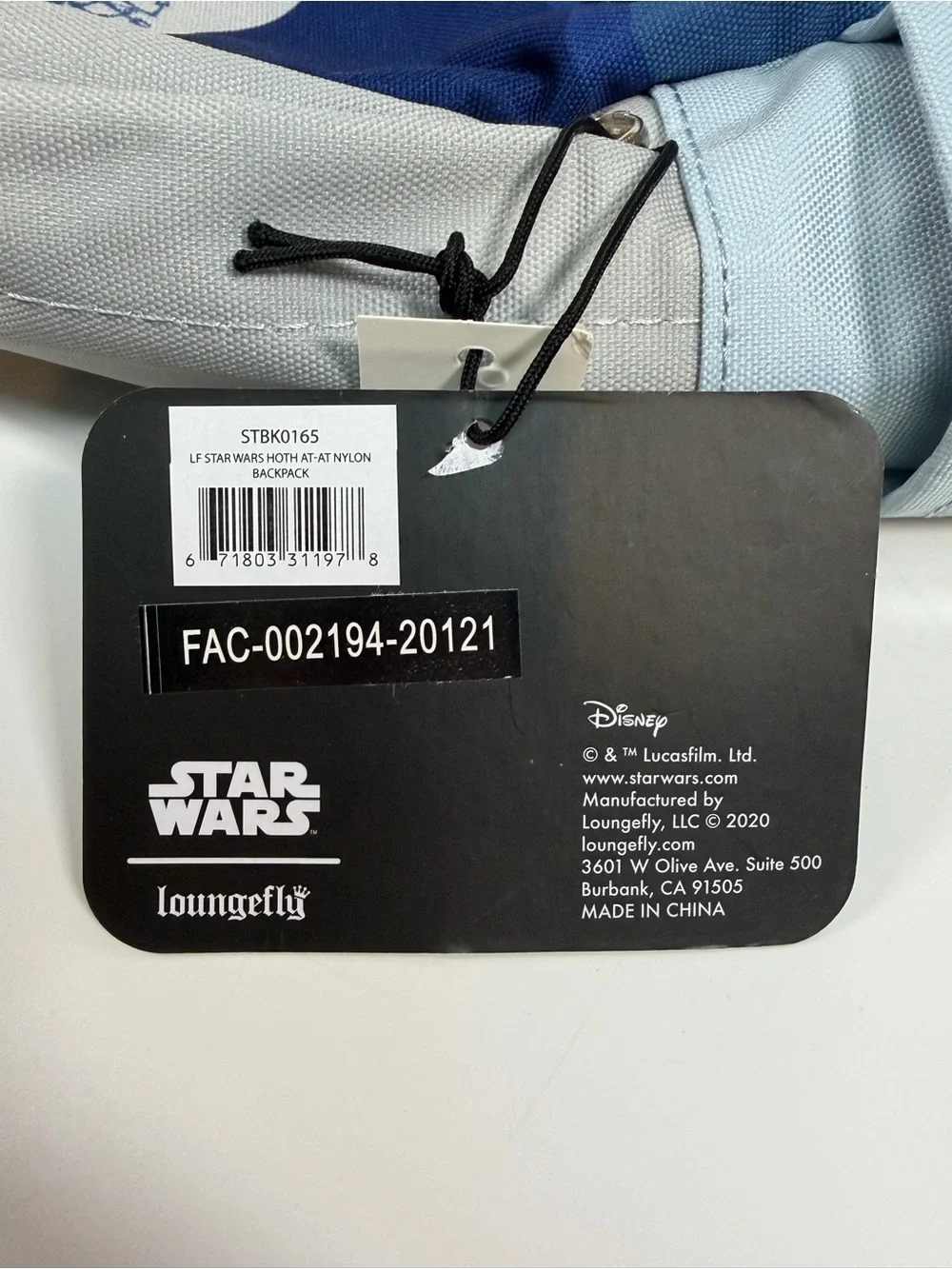 NEW Loungefly Disney Star Wars Hoth At-At Backpack 18
